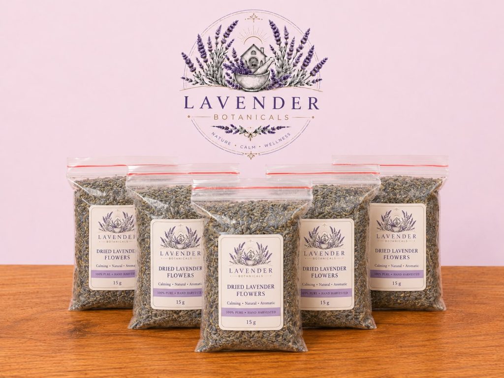Dried Lavender Flowers 15g Bag