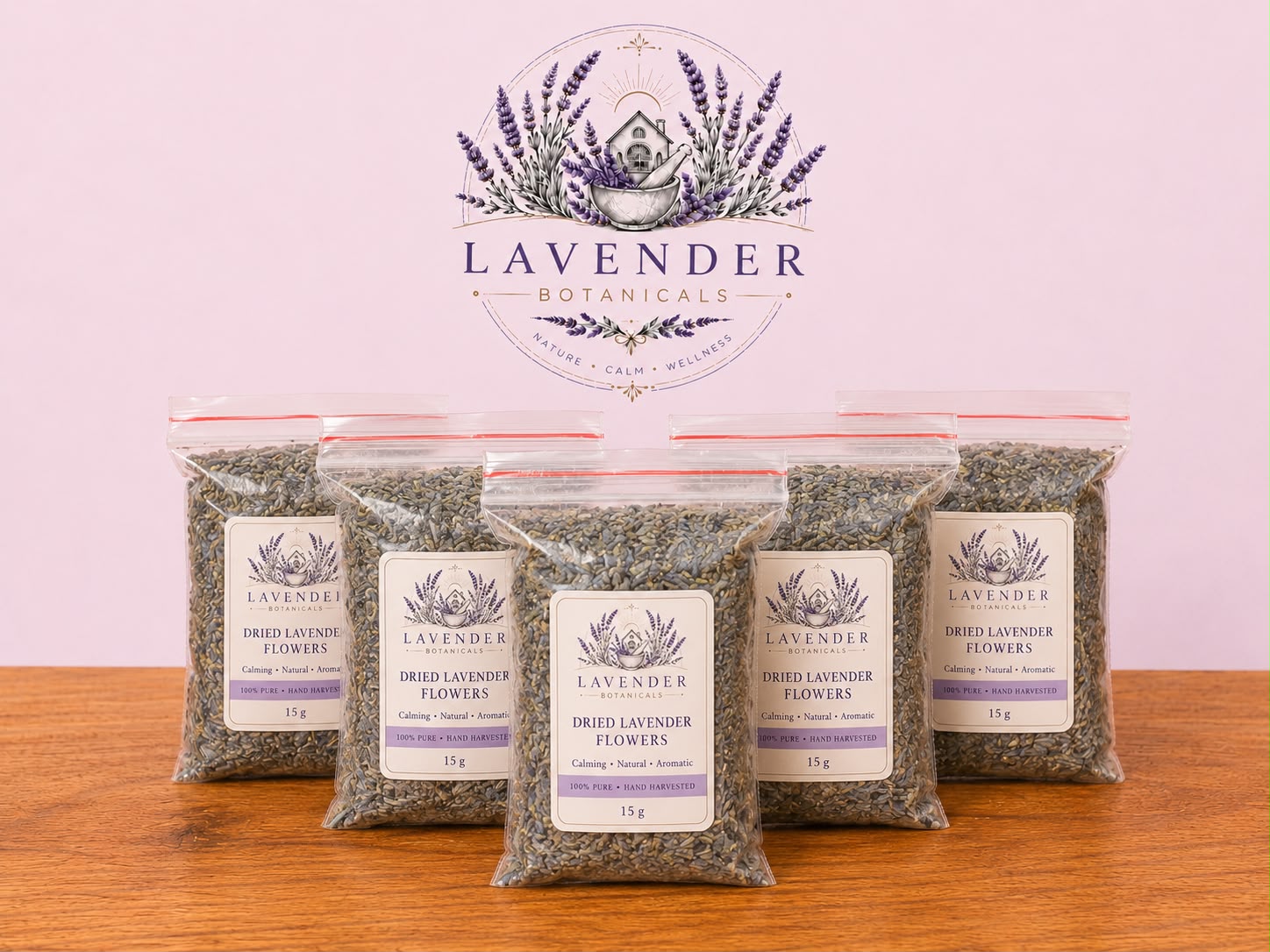 Dried Lavender Flowers 15g Bag