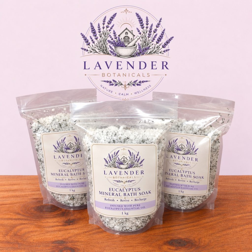 Lavender Eucalyptus Mineral Bath Soak - 1kg